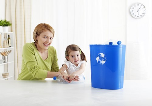 Various types of business waste materials