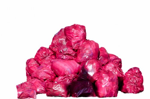 Eco-friendly waste disposal during garage clearance