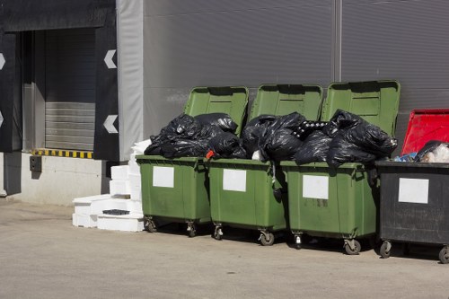 Recycling process in an Edmonton waste facility